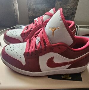 Jordan Retro 1 Low Cardinal Red - Men Size 8 #553558-607 No Box